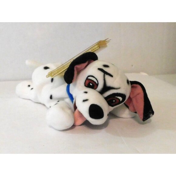 Disney Store 101 Dalmatians Mini Bean Bag Plush 8” Adorable Pup Blue Collar - Picture 7 of 8